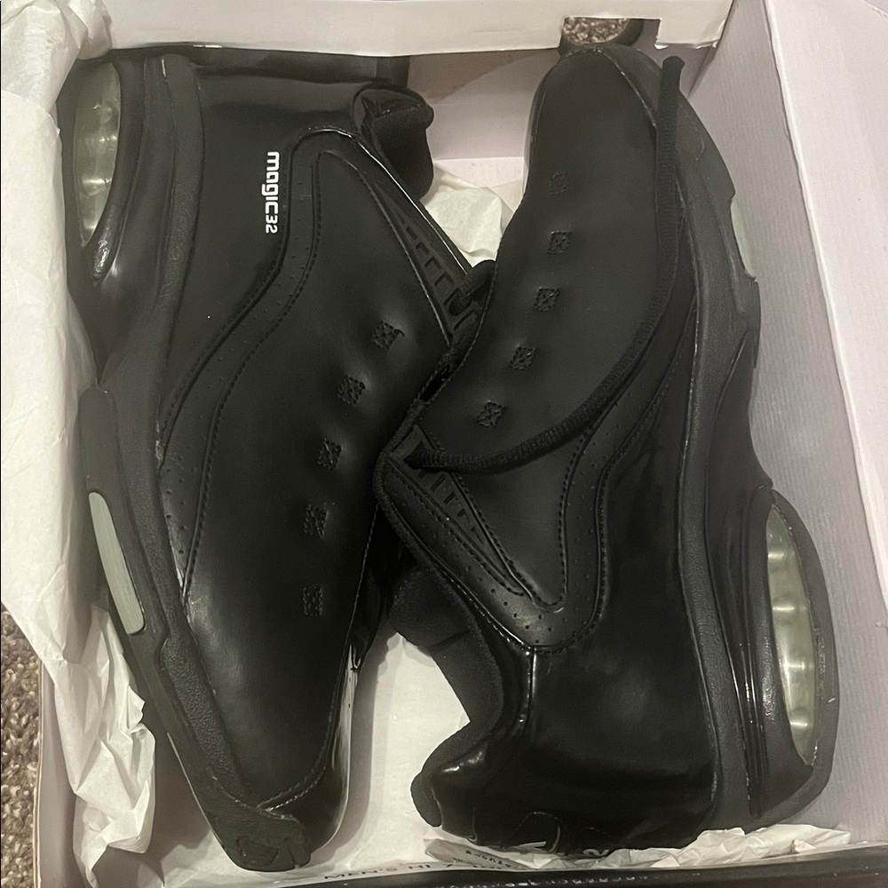 Vintage Rare Magic32 Black Men's“Operator”Hi 7-10T Basketball Shoes Sz 9.5 w/box